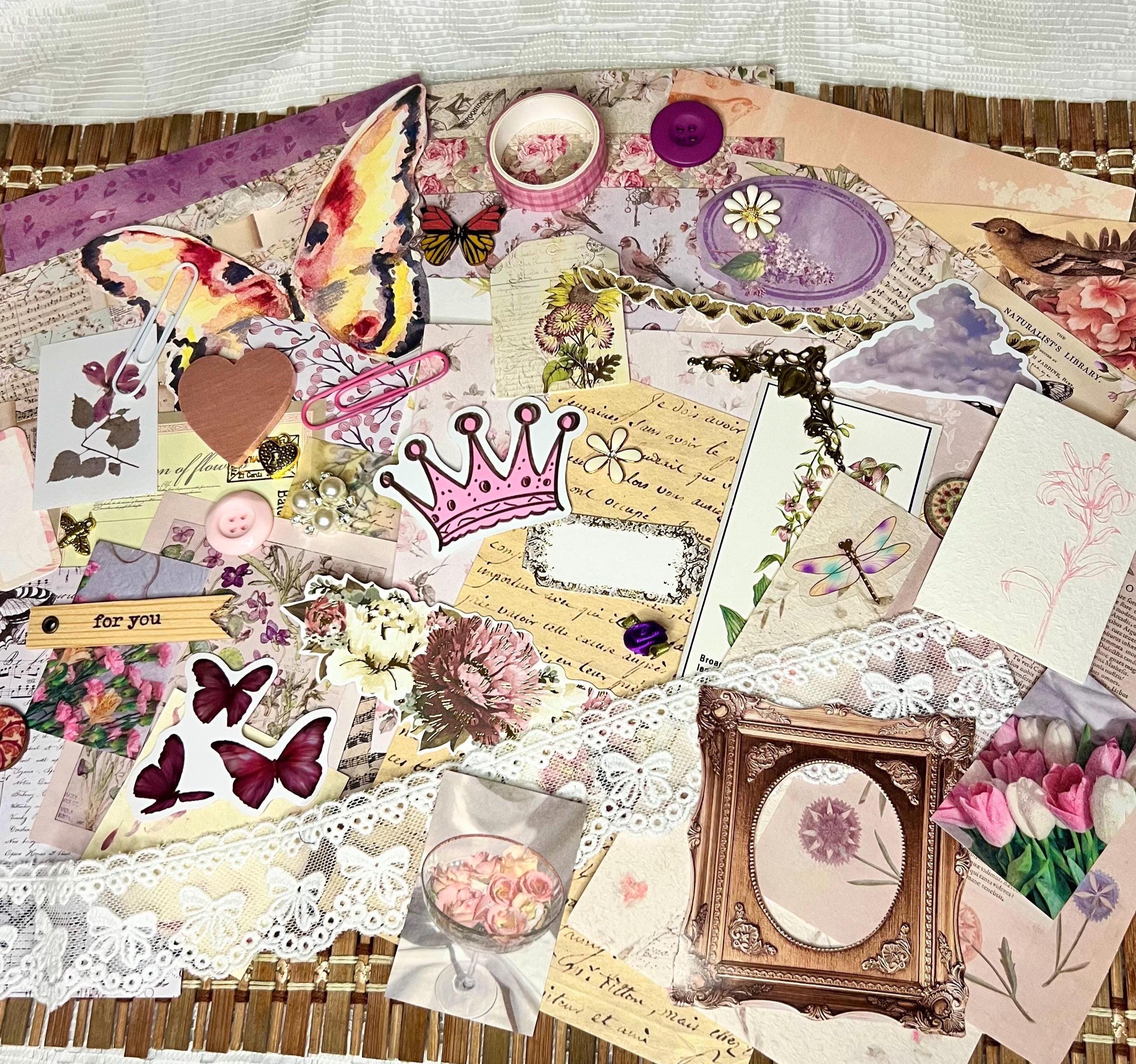 Regency Junk Journal Kit | Victorian Ephemera, Floral, Lace