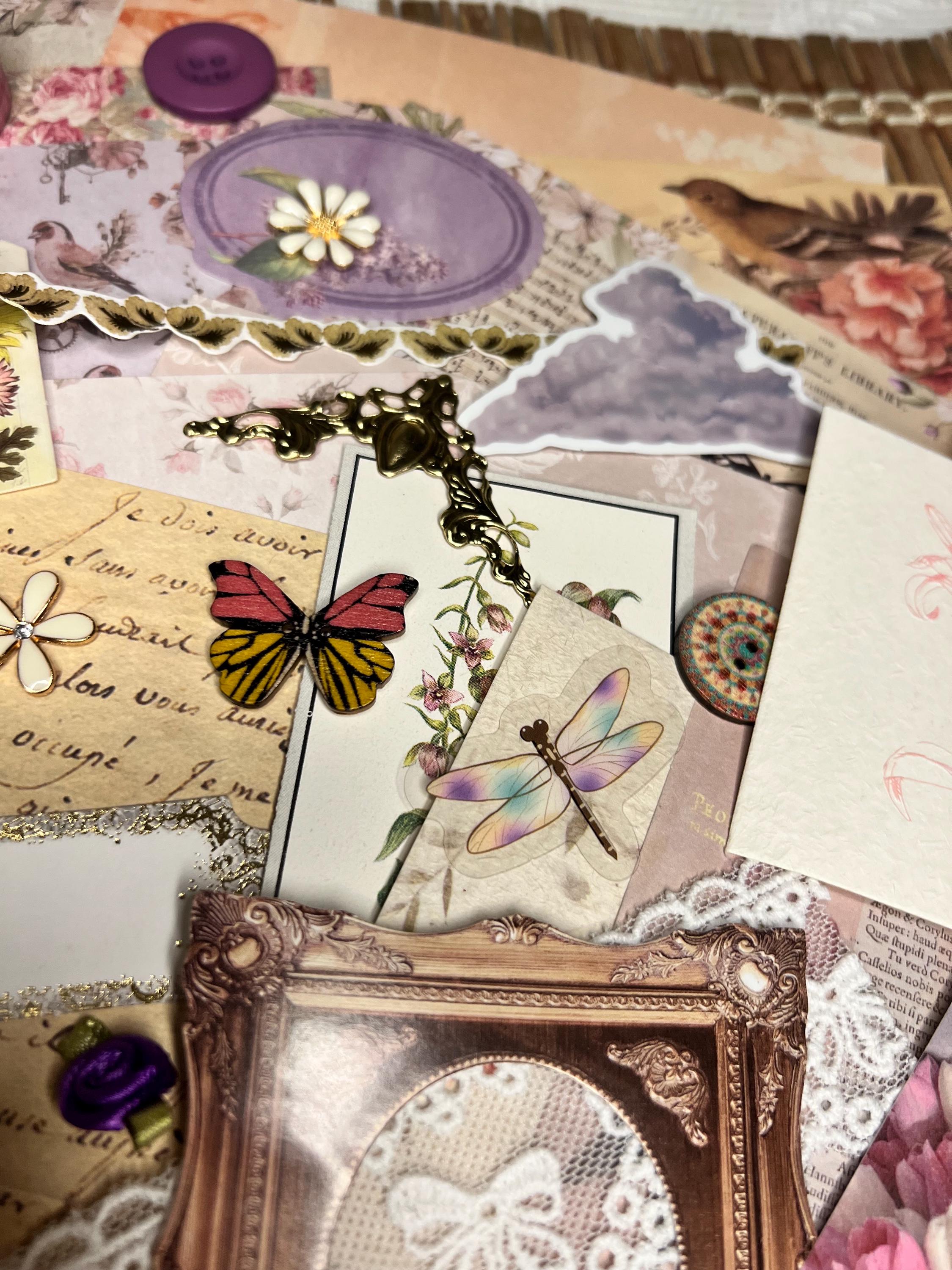 Regency Junk Journal Kit | Victorian Ephemera, Floral, Lace