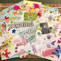 Easter Spring Junk Journal Ephemera Kit – Pastel Scrapbooking Supplies