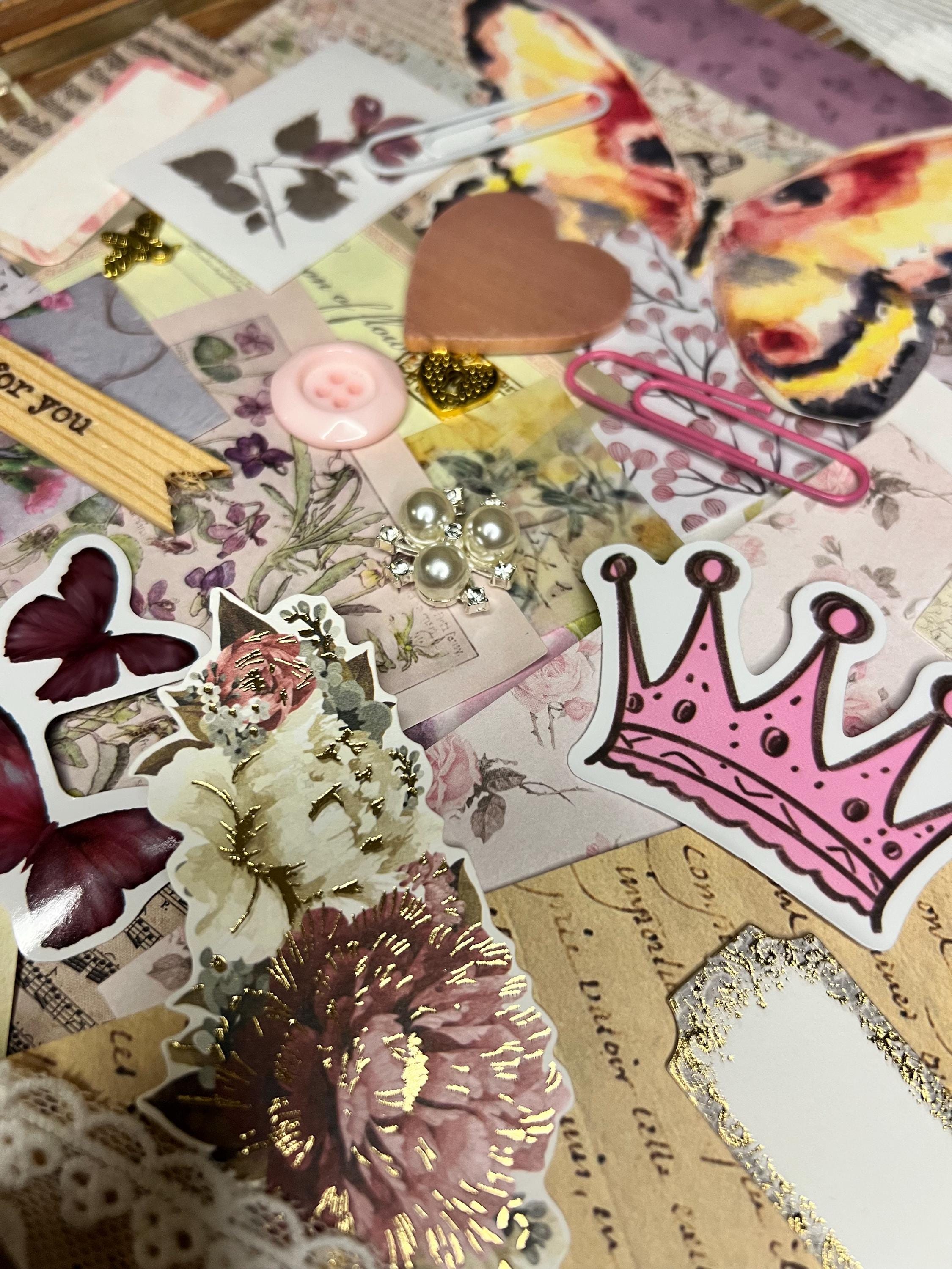 Regency Junk Journal Kit | Victorian Ephemera, Floral, Lace