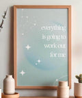Positive Quote Wall Art, Manifestation Decor, Trendy Apartment Print (Digital Download)