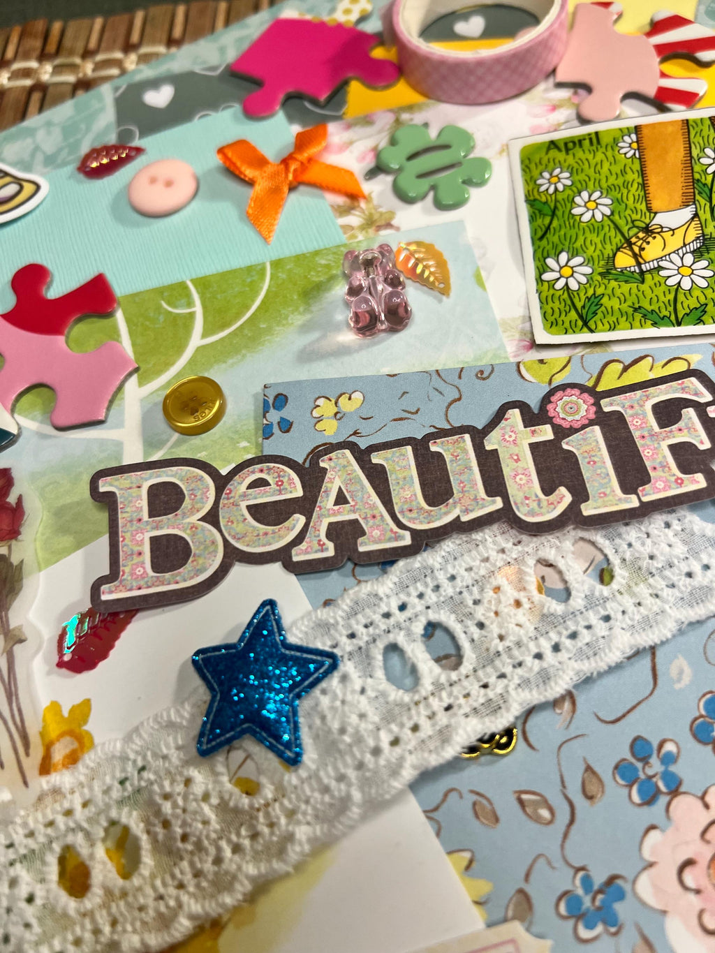 Easter Spring Junk Journal Ephemera Kit – Pastel Scrapbooking Supplies