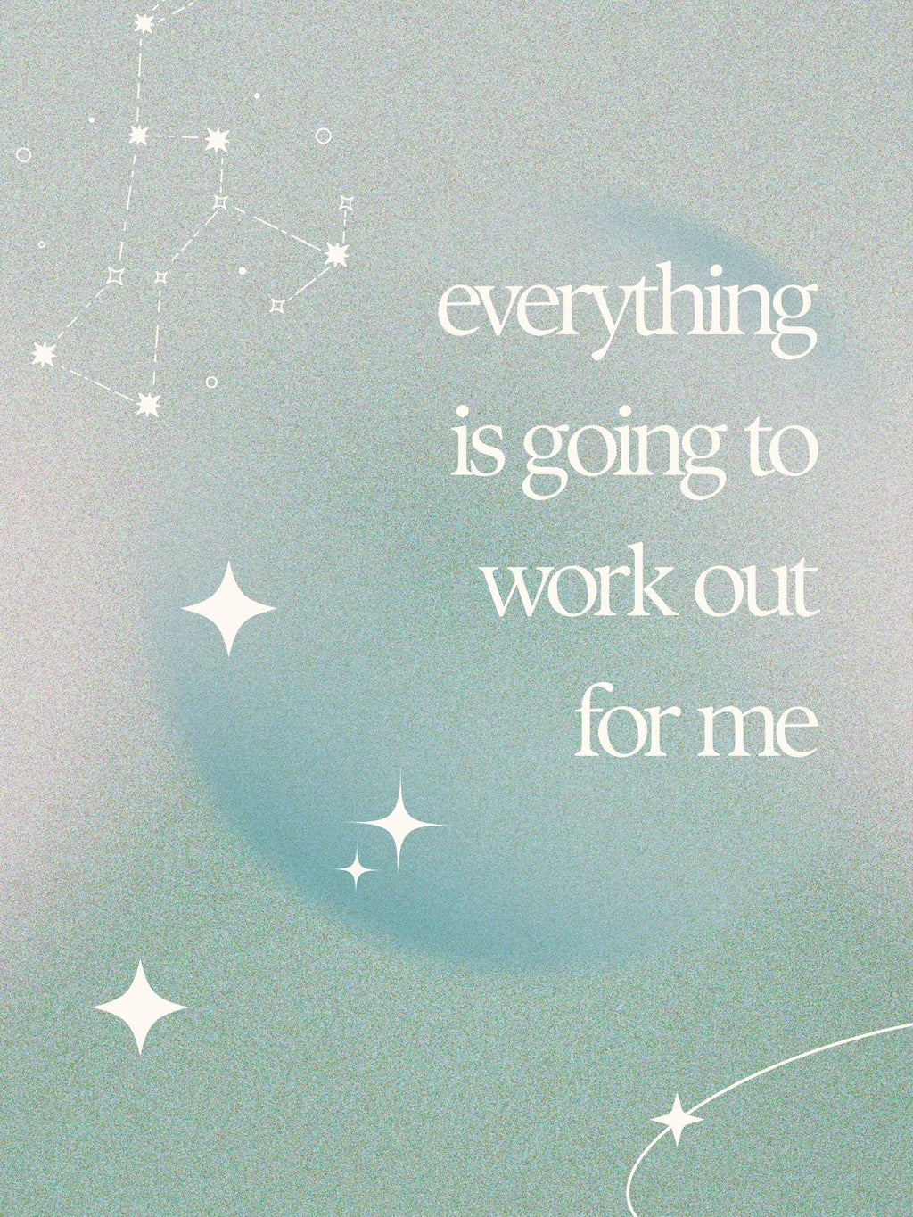 Positive Quote Wall Art, Manifestation Decor, Trendy Apartment Print (Digital Download)